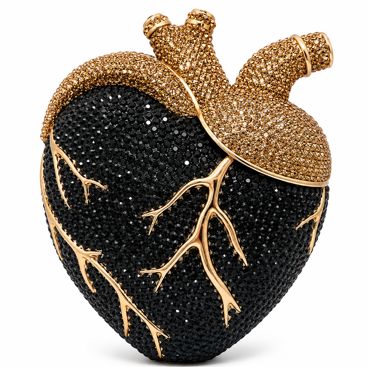 Heart Crystal Clutch