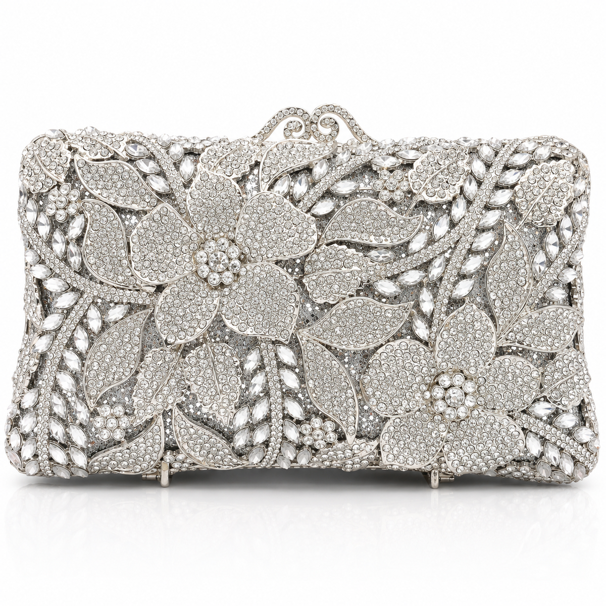 Arora Bloom Crystal Clutch