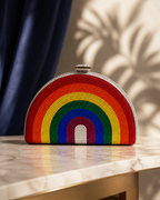 Rainbow Crystal Clutch