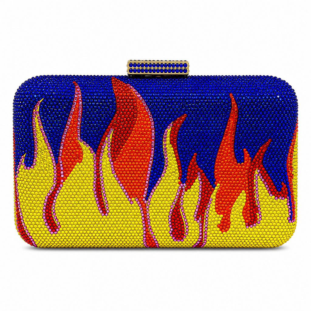 Blaze Crystal Clutch