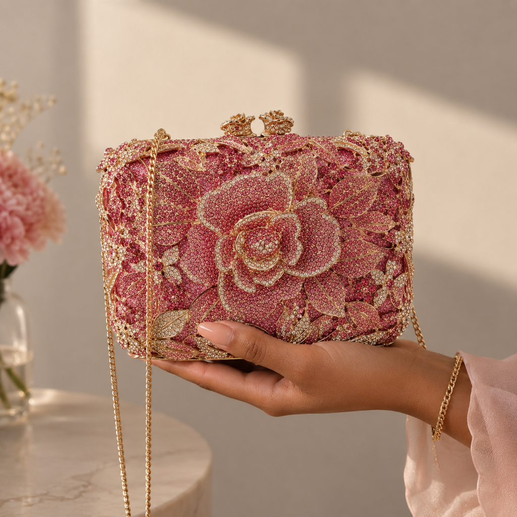 Vivienne Crystal Clutch