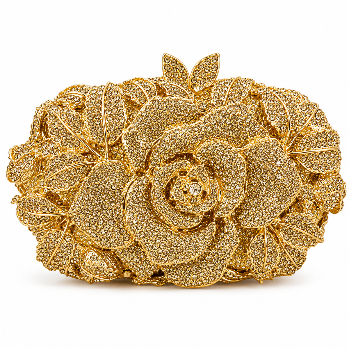 Imperial Rose Crystal Clutch