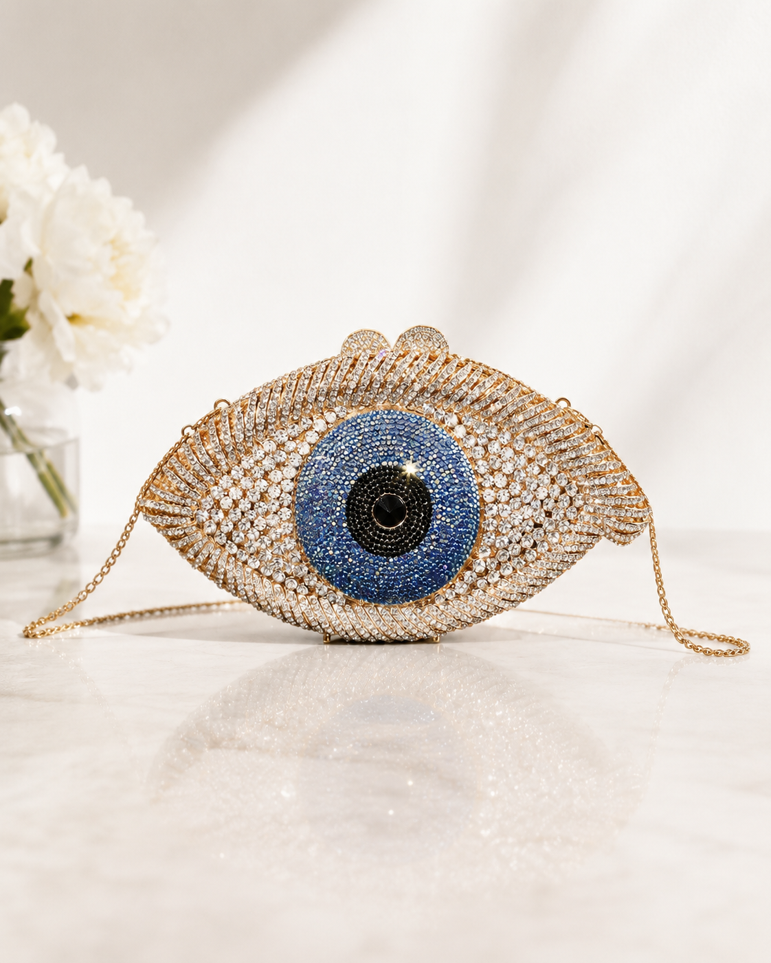 Eye Crystal Clutch