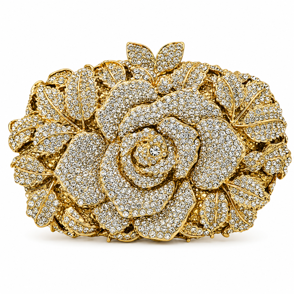 Imperial Rose Crystal Clutch