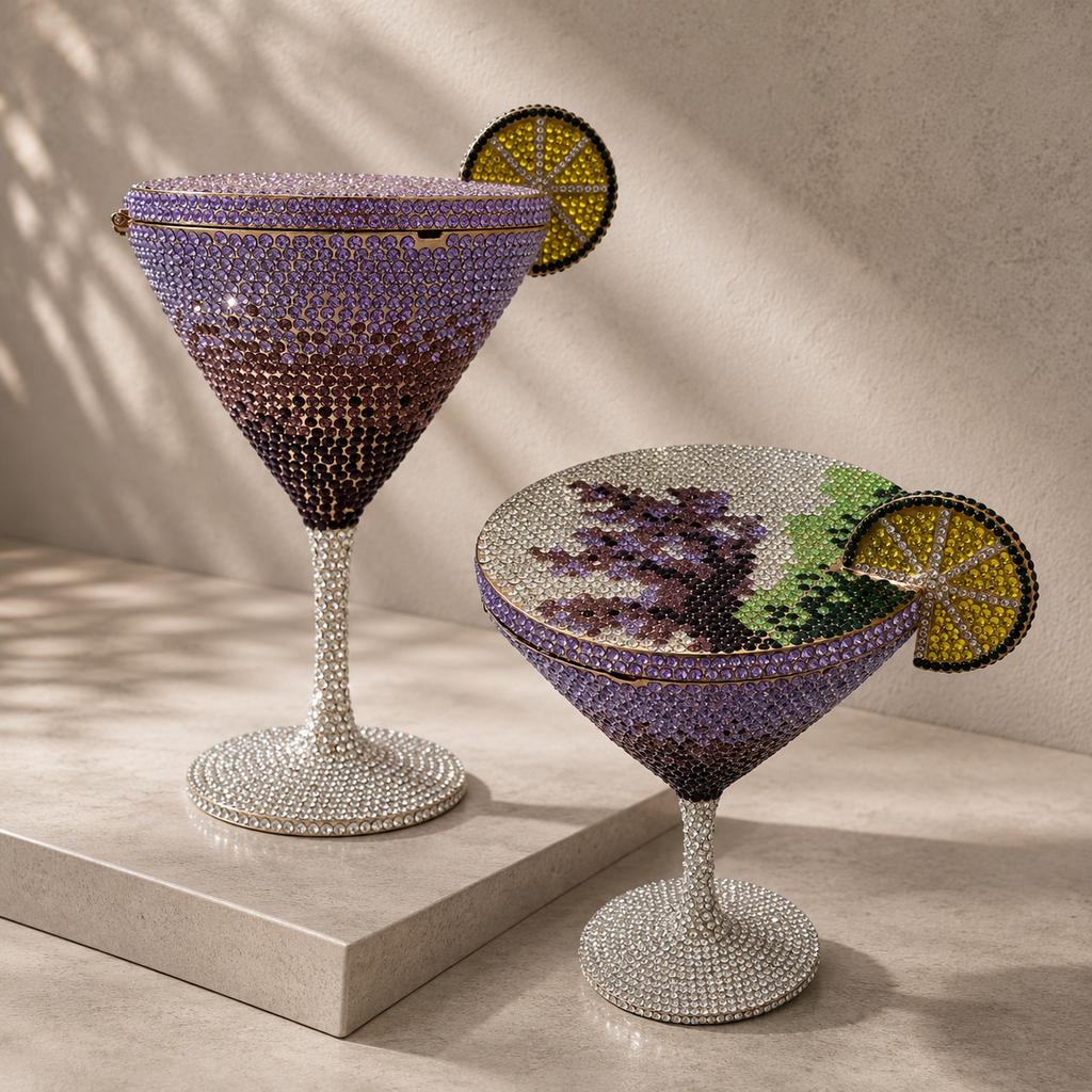 Martini Crystal Clutch