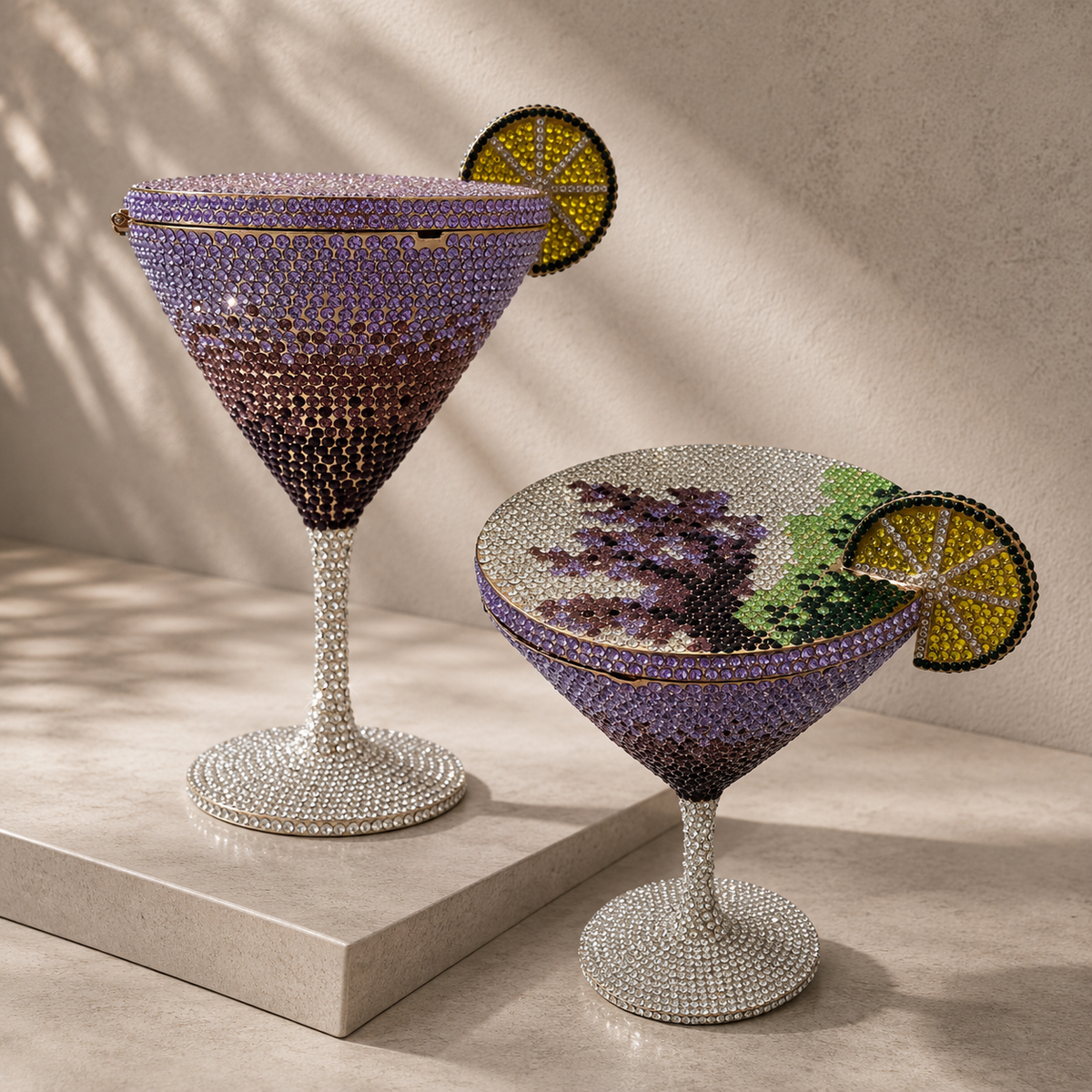 Martini Crystal Clutch