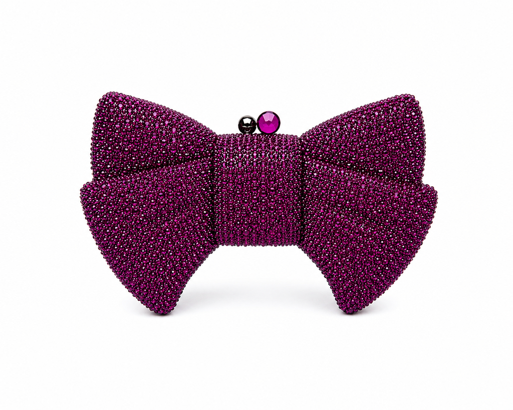 Bow Crystal Clutch