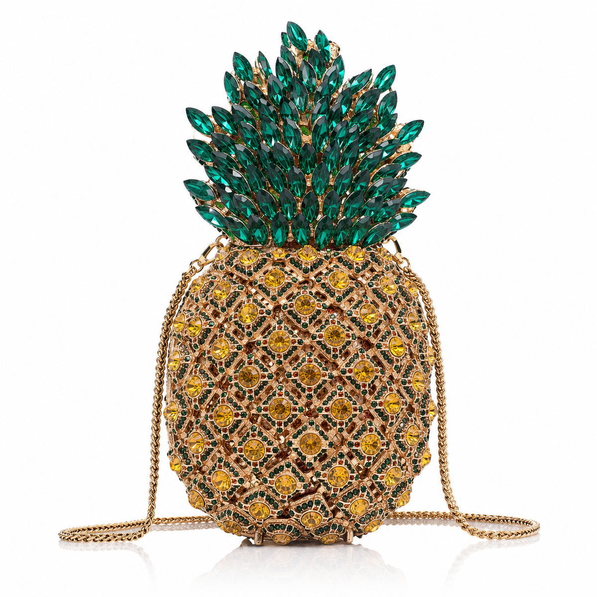 Pineapple Crystal Clutch