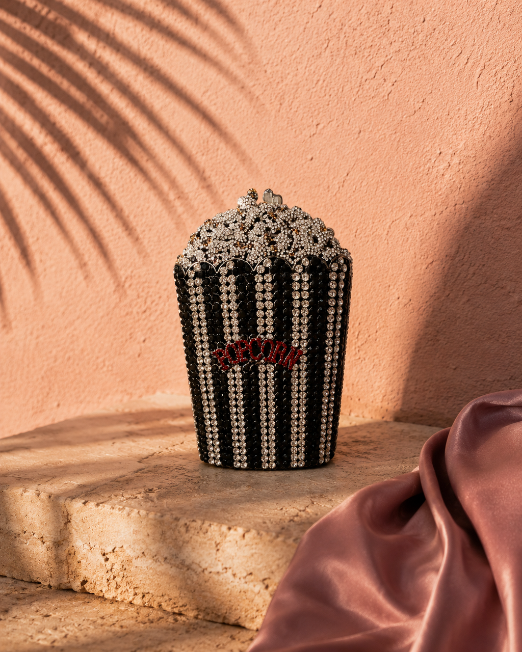 Popcorn Crystal Clutch