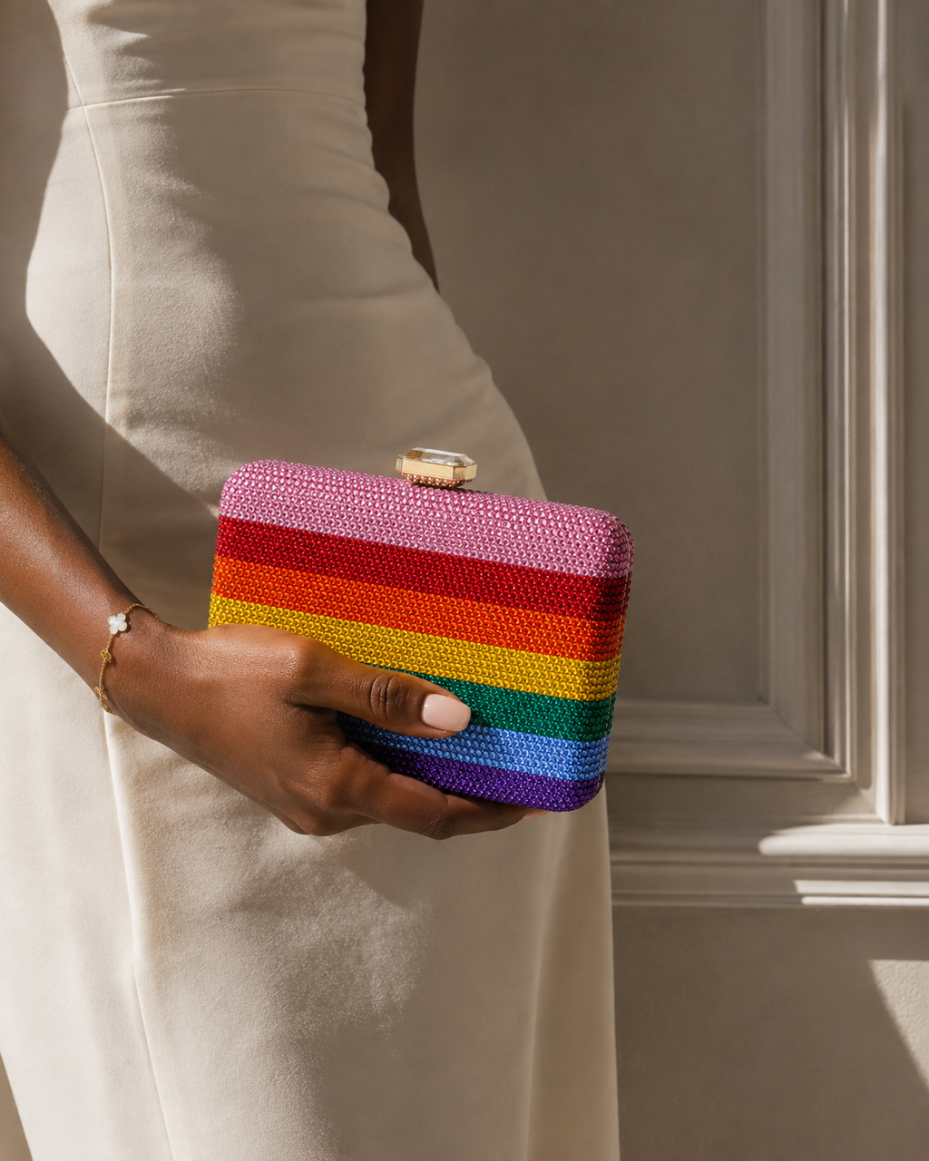 Lumina Crystal Clutch