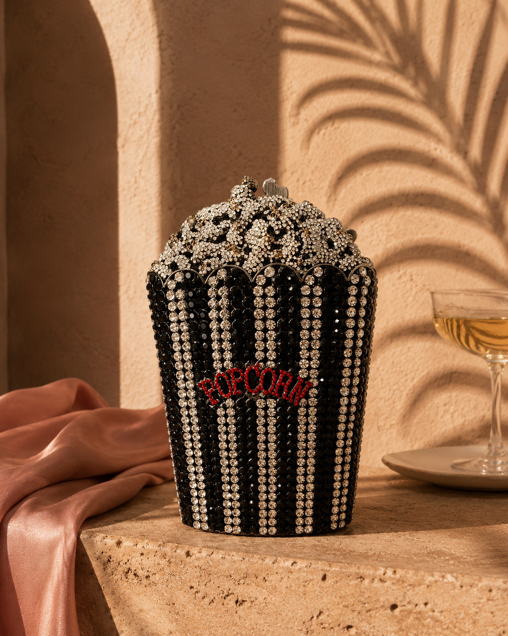 Popcorn Crystal Clutch