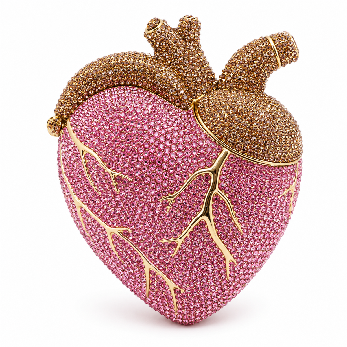Heart Crystal Clutch