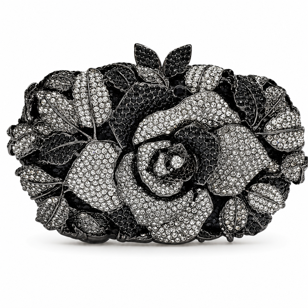 Imperial Rose Crystal Clutch