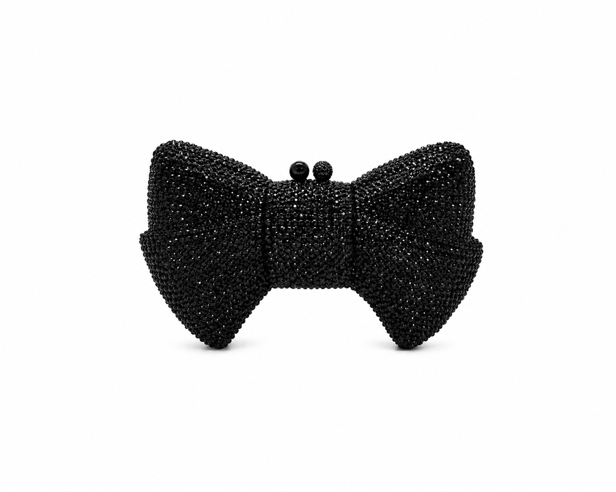 Bow Crystal Clutch