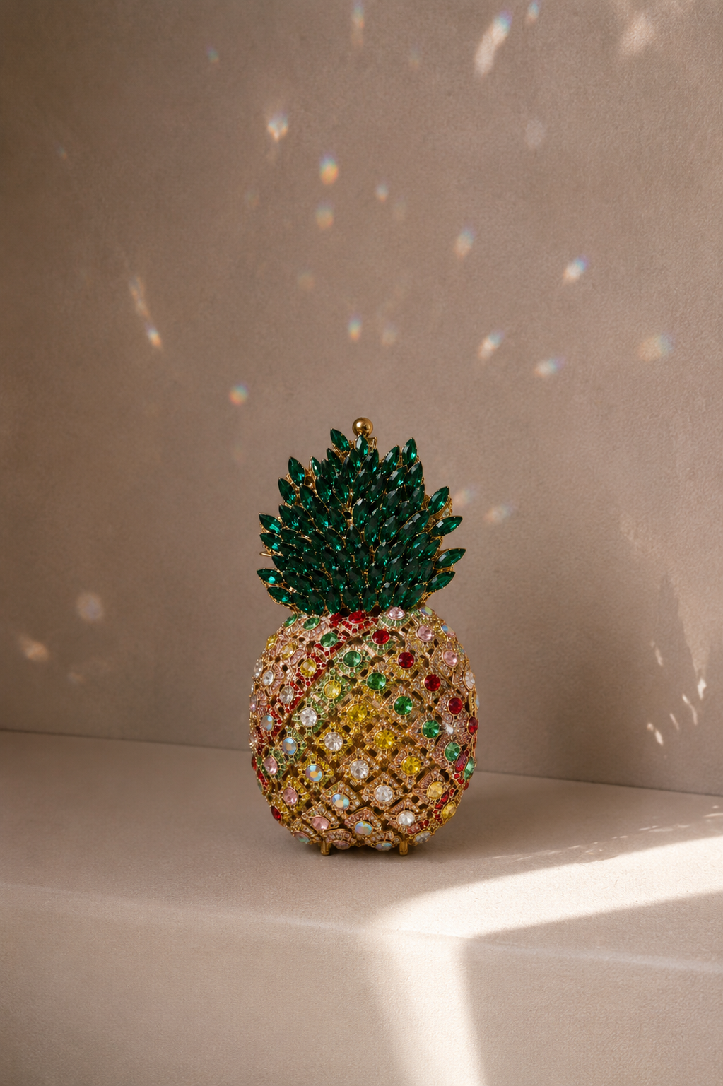 Pineapple Crystal Clutch