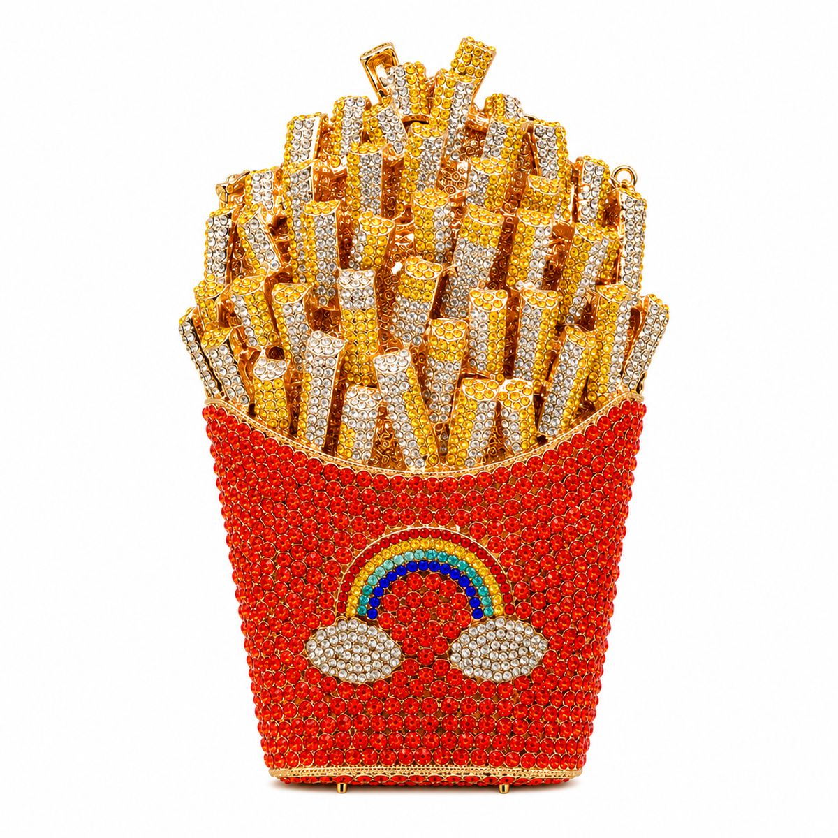 French Fries Crystal Clutch