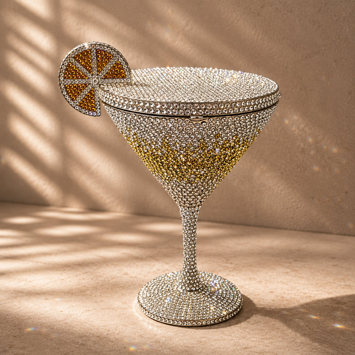 Martini Crystal Clutch