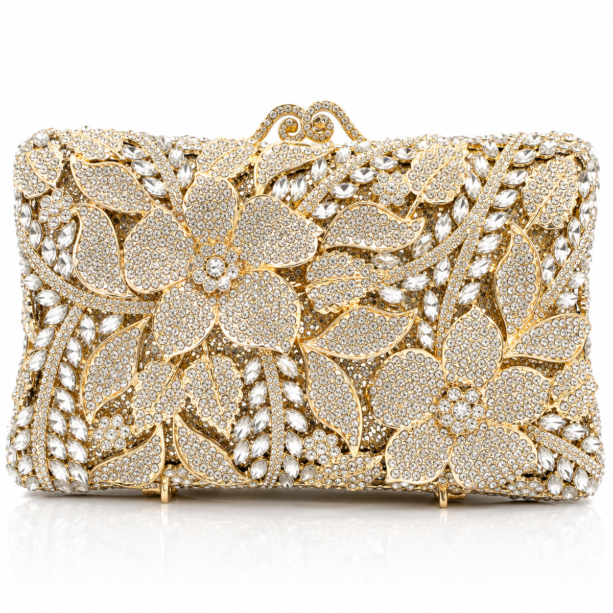 Arora Bloom Crystal Clutch