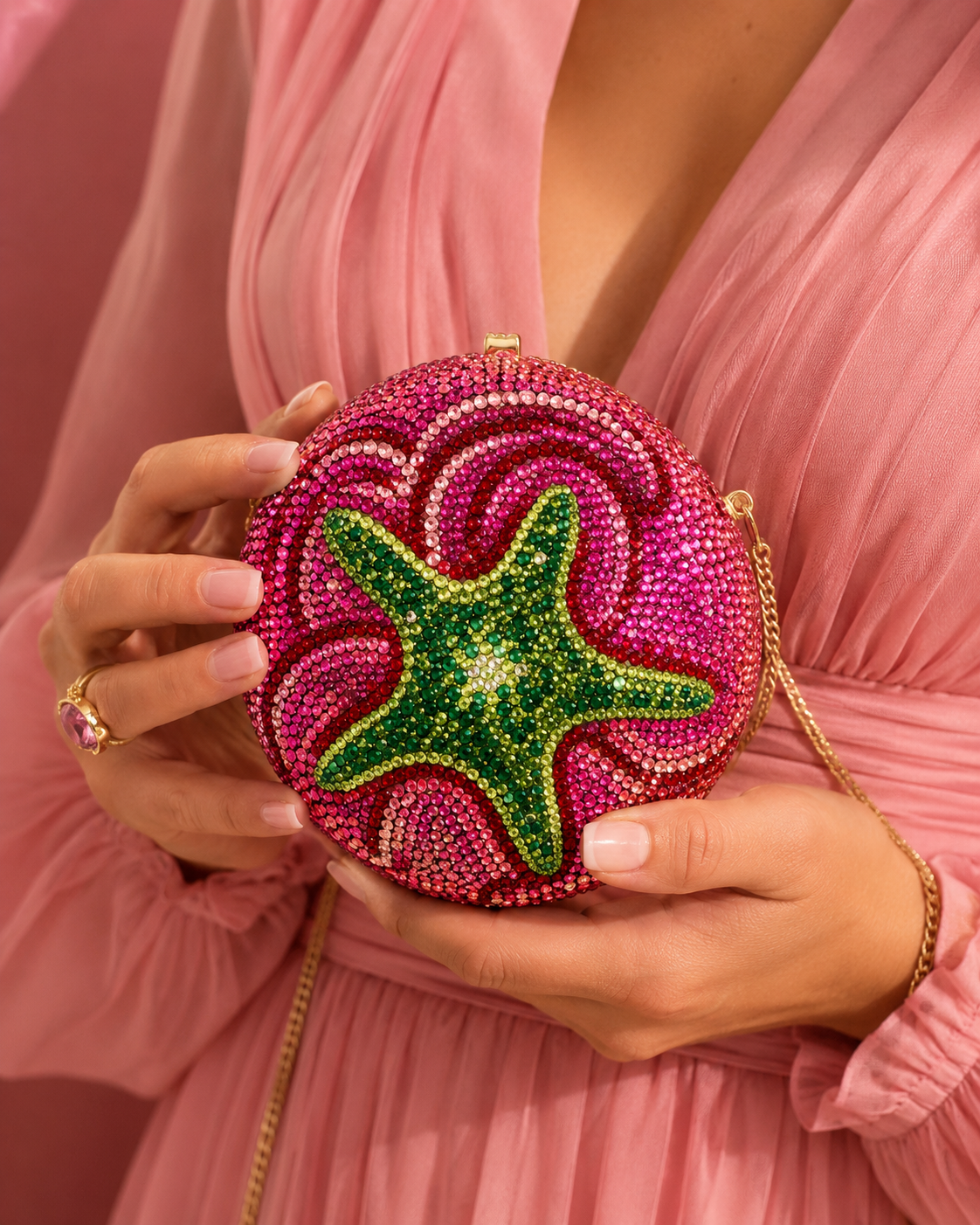 Coraline Crystal Clutch
