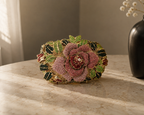 Imperial Rose Crystal Clutch