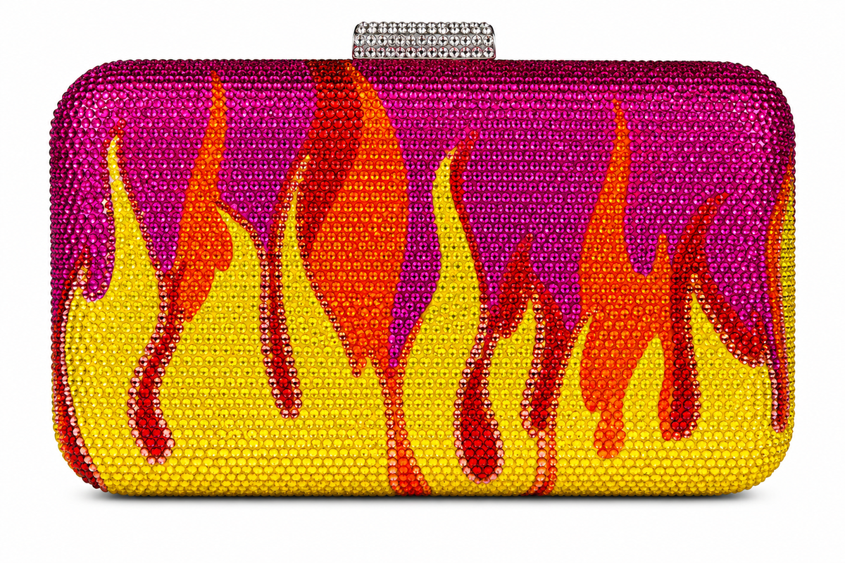 Blaze Crystal Clutch