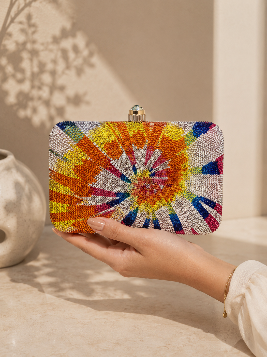Aura Crystal Clutch