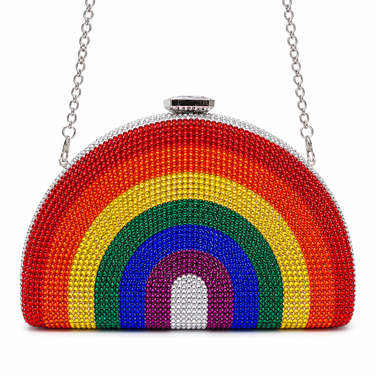 Rainbow Crystal Clutch