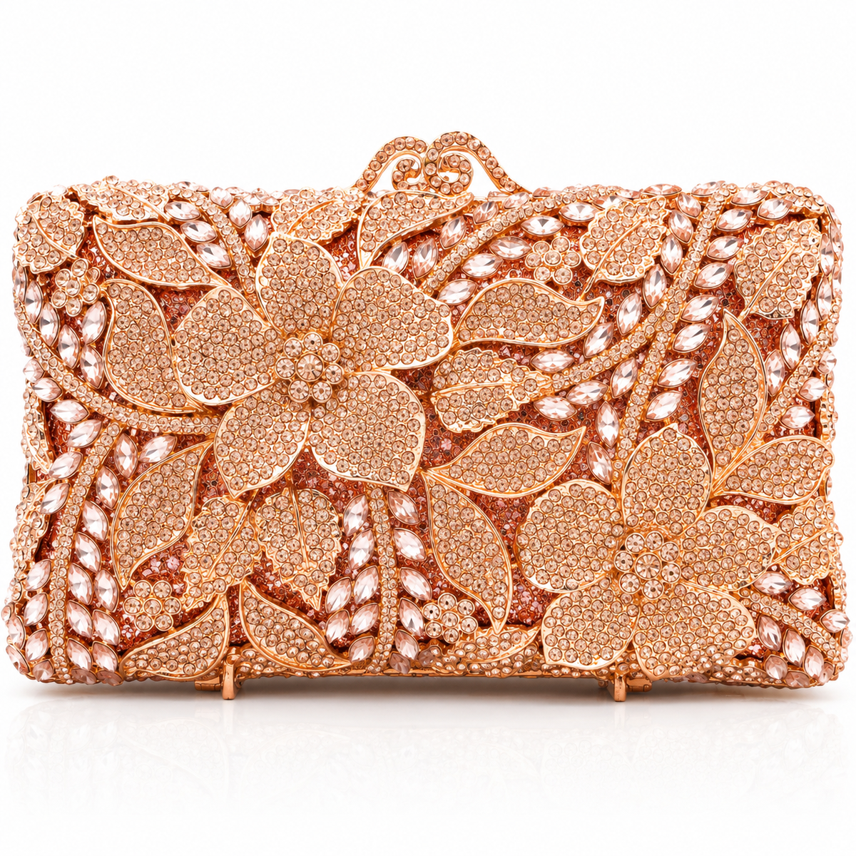 Arora Bloom Crystal Clutch