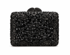 Noir Crystal Clutch
