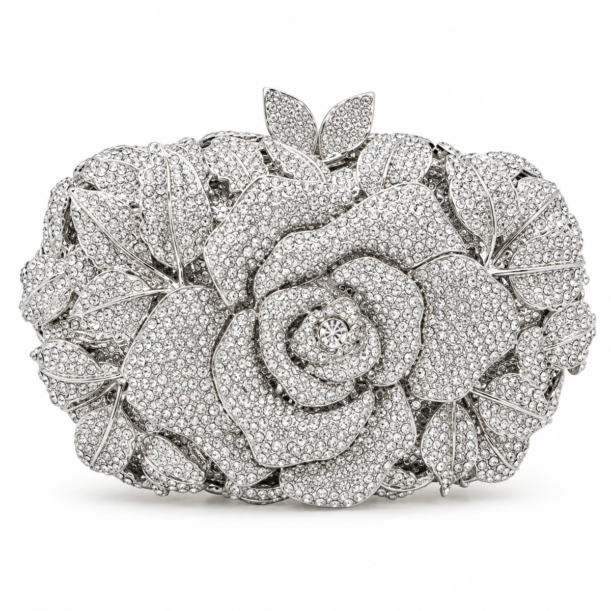 Imperial Rose Crystal Clutch