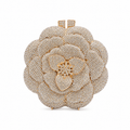 Rosette Crystal Clutch