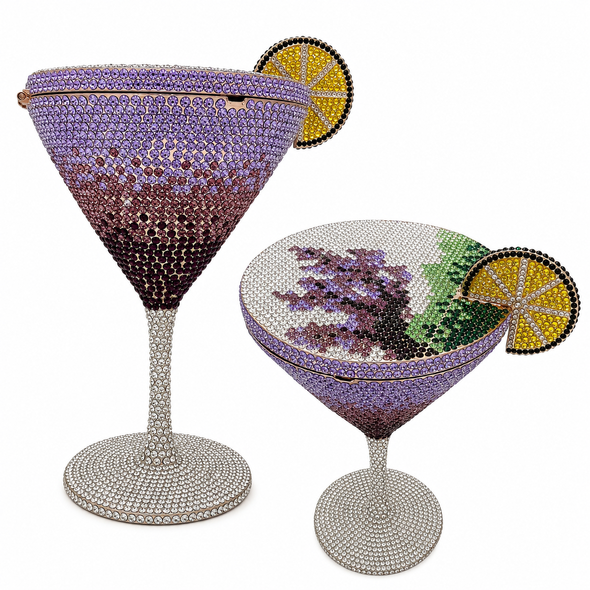 Martini Crystal Clutch