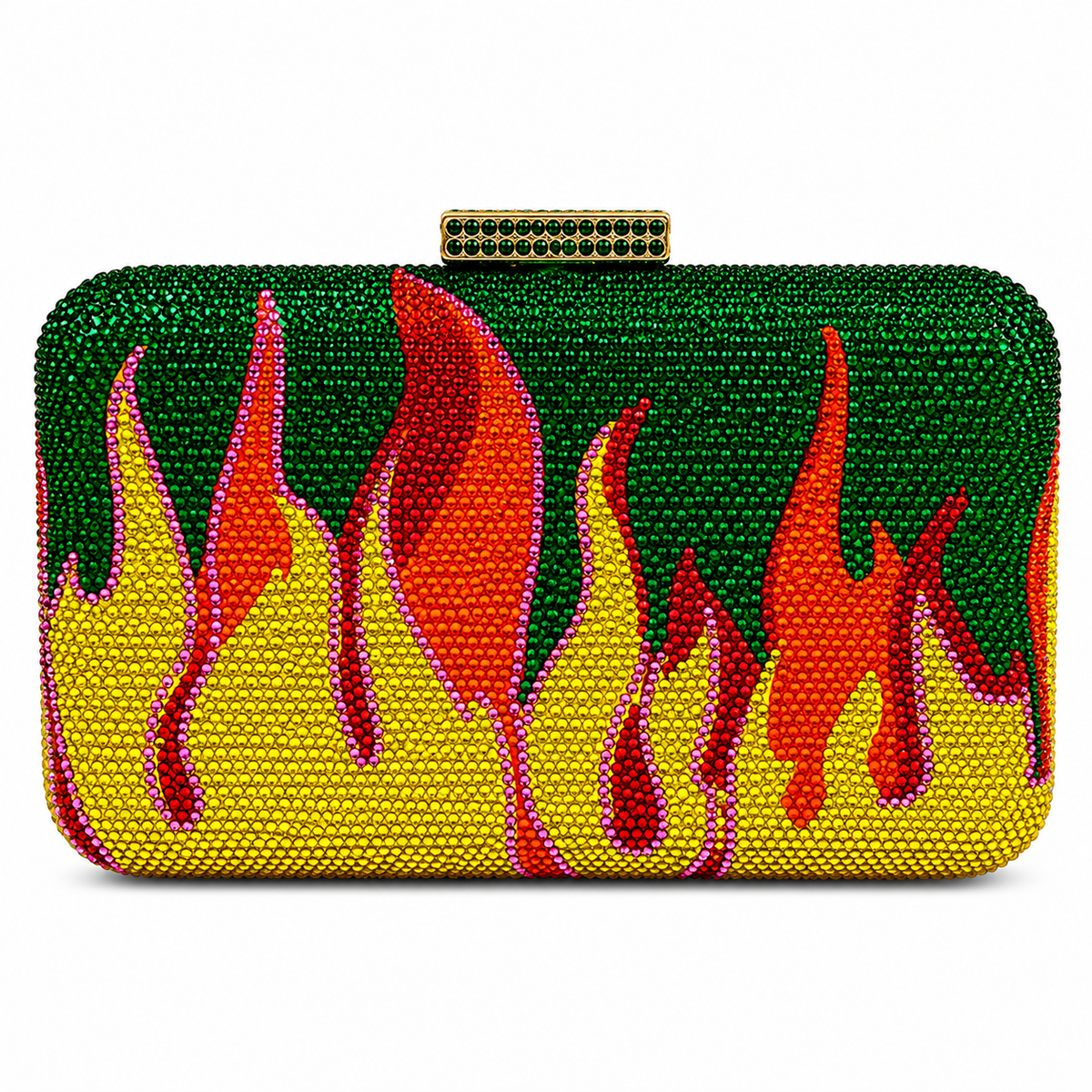 Blaze Crystal Clutch