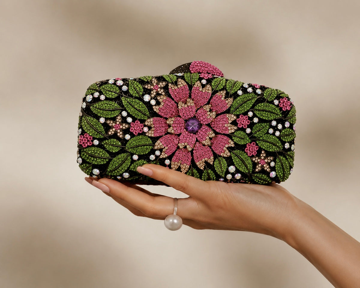 Petal Crystal Clutch