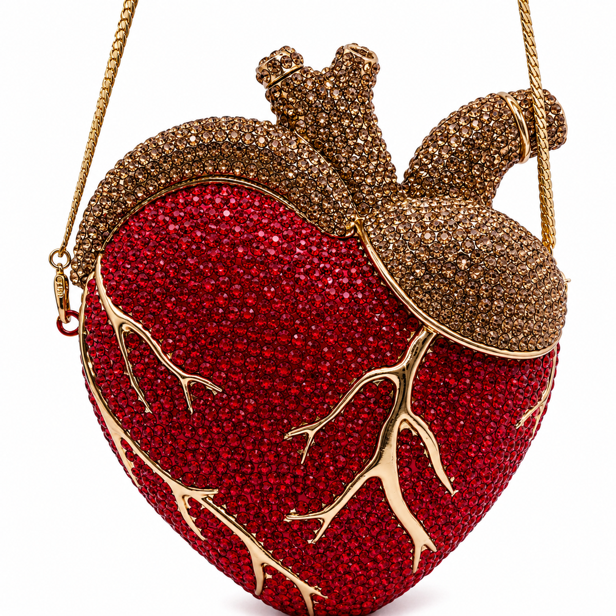 Heart Crystal Clutch