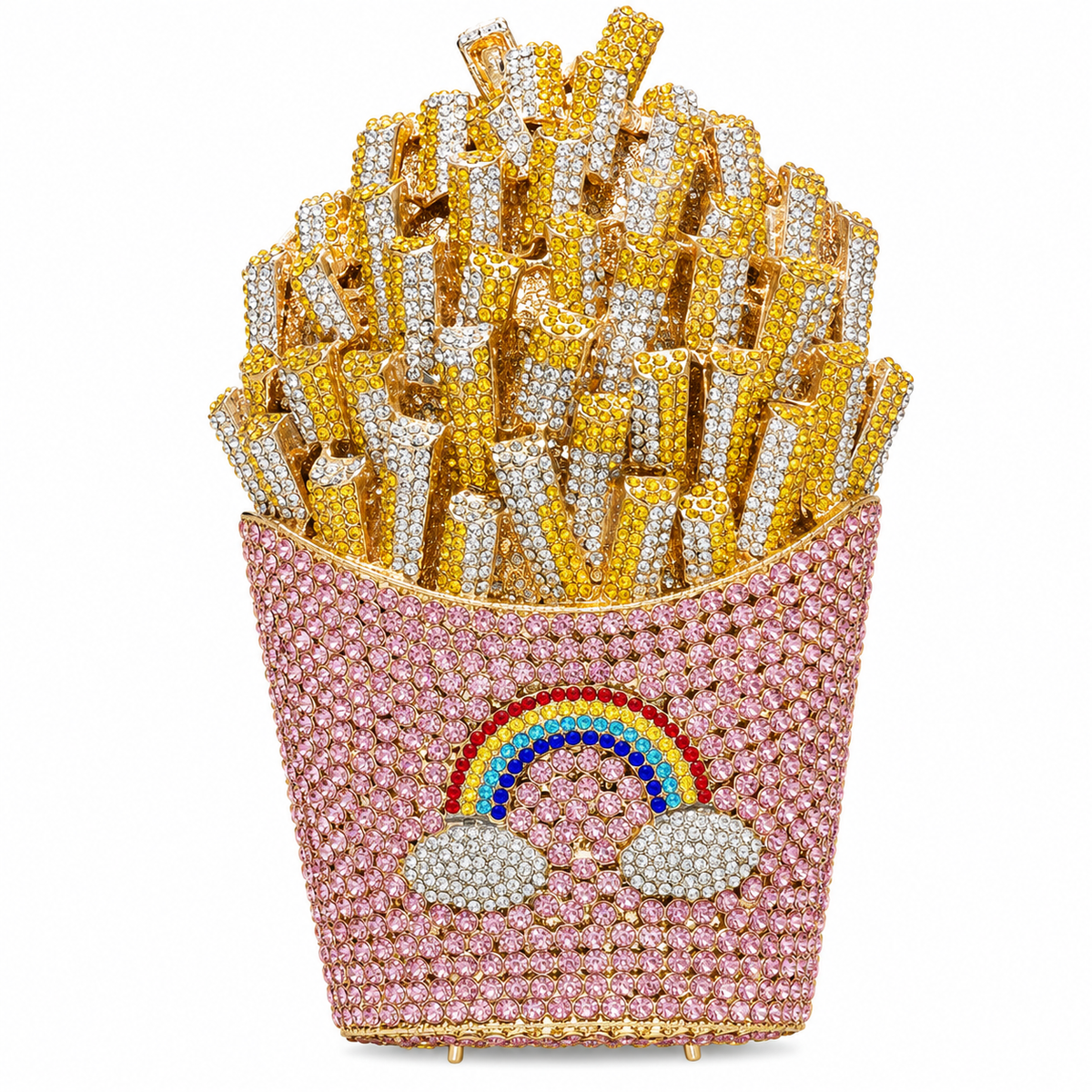 French Fries Crystal Clutch