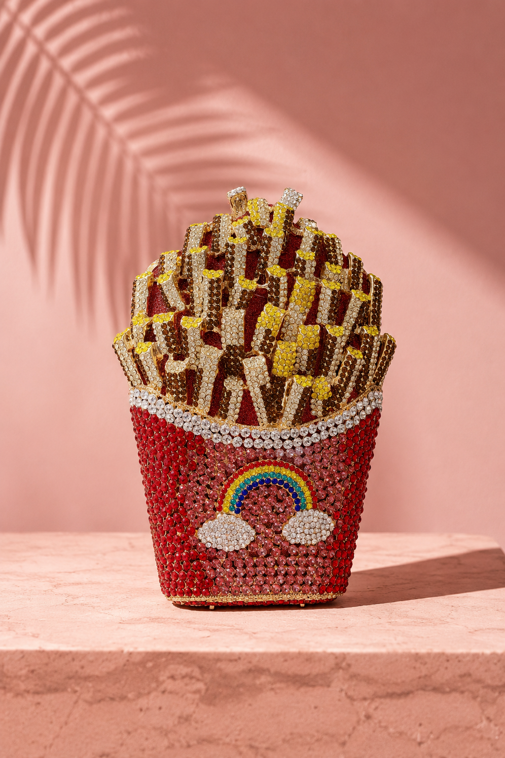 French Fries Crystal Clutch